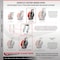 Service Caster 10'' Heavy Duty Red Poly on Cast Iron Caster Set with Swivel Locks , 4PK CRAN-SCC-KP92S1030-PUR-RS-BSL-4 - alternate 2